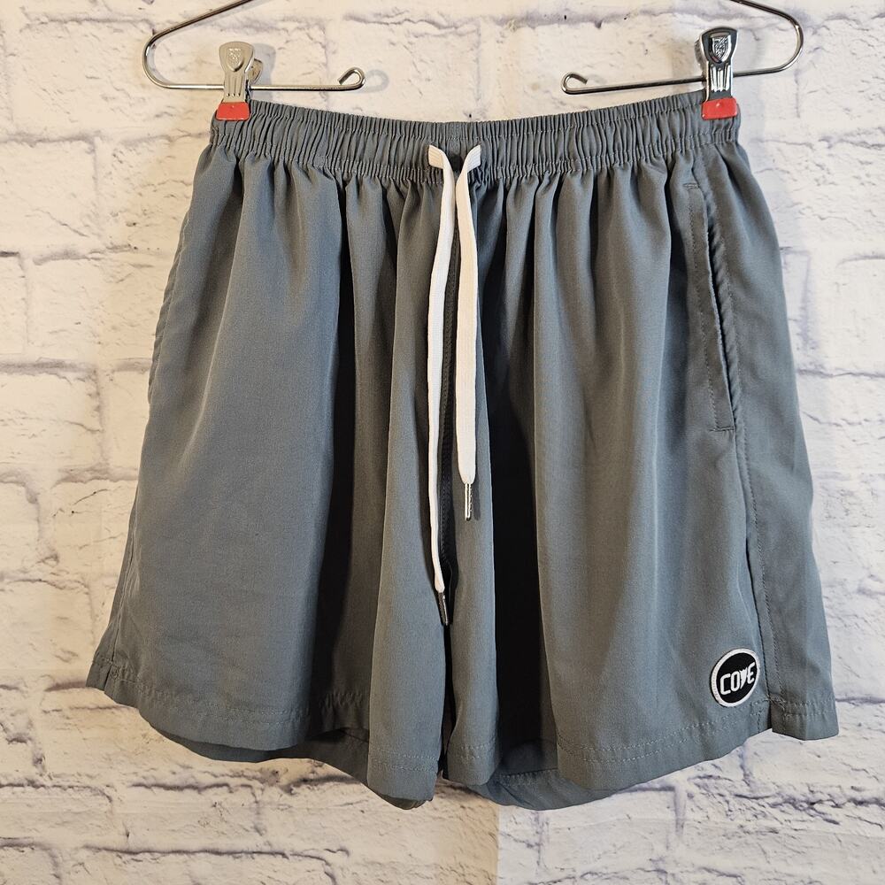 Cove USA Swim Shorts Mens 32 Seafoam Green Gym Lounge Pockets Beach Trunks 5"
